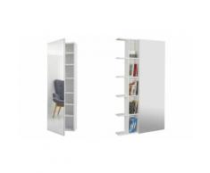 Scarpiera-scaffale con specchio: SC500N - Scarpiera