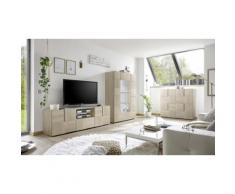 : Credenza con vetrina 2 ante