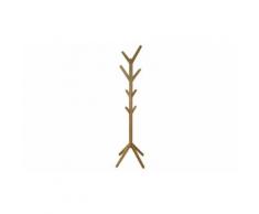 Appendiabiti in legno di bamboo con 8 ganci