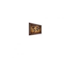 Bimago Quadro su tela Mappa in cornice XXL