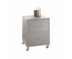 Cassettiera c/ruote BROOME bianco
