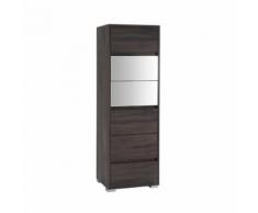 Settimino 6 cassetti ARIEL, noce scuro