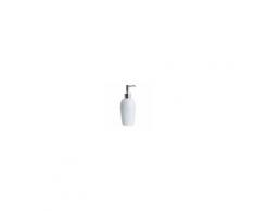 Dispenser Manuale Sapone Liquido Serie Plain In Ceramica Colore Bianco