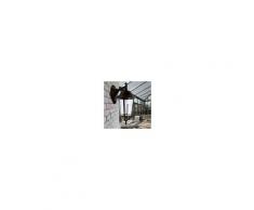 DURALITE SRL Annecy Lanterna A Parete Per Esterni Classica Tradizionale H.50 Cm