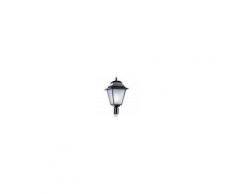 LIBERTI LAMP linea GARDEN Athena Grande Lanterna Quadra Con Attacco Per Palo Esistente Illuminazione Esterno Giardino