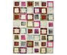 RugVista 240X300 Tappeto Arrosa Moderno Scacchi Beige/Rosso Scuro
