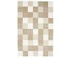 RugVista Tappeto Toronto 200X300 Moderno Scacchi Beige/Marrone Chiaro