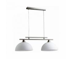 Lampadario Sospensione Design da soffitto Salone Cucina 2 Vetri 58_85201_2