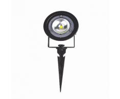 Faretto led picchetto 10w da esterno Cob con staffa Silamp