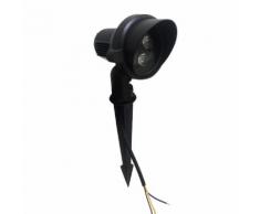 Faretto LED a picchetto 5W illuminazione esterno da giardino F101-5W