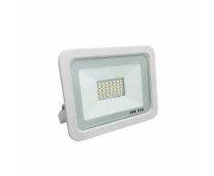 Mini Faro Proiettore Esterno 30w Faretto Ultra Sottile IP66 Bianco FE87-30W