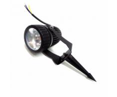 Faretto led picchetto 12w da esterno Cob con staffa incluso