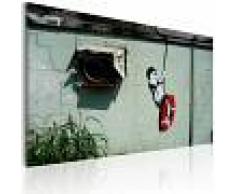 Bimago Quadro Bambino in altalena (Banksy) XXL