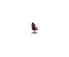 Hjh Poltrona Gaming RACER PRO I, spettacolare design sportivo, omologata per 8h giornaliere, in rosso e nero