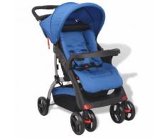 vidaXL Passeggino Blu 102 x 52 100 cm