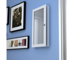 vidaXL Armadietto a muro per accessori con specchio