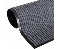 vidaXL Zerbino Grigio PVC 120 x 180 cm