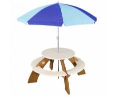 AXI Tavolo da Picnic per Bambini Orion Marrone e Bianco A031.021.00