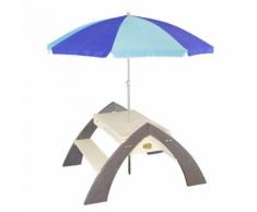 AXI Tavolo da Picnic per Bambini Delta Grigio e Bianco A031.023.00