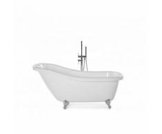 Beliani Vasca da bagno freestanding ovale in acrilico bianco - CAYMAN