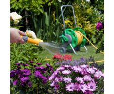 Hozelock Avvolgitubo con 20 m di tubo per l'irrigazione del giardino