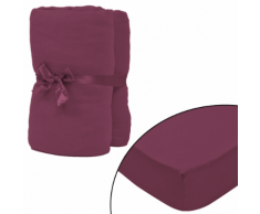 vidaXL Lenzuolo con angoli 2 pz cotone 160 gsm 120x200-130x200