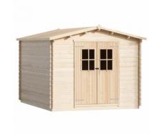 vidaXL Capanno Casetta da Giardino 34 mm 4x4 m in Legno Massello