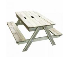 TRIGANO Tavolo da Picnic per Bambini Picsand 100x97x57 cm J-JOU054