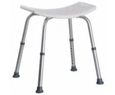 Parcura Sgabello da Bagno Regolabile Bianco 120 kg 53 cm 84800