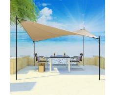 vidaXL Gazebo con Parasole 4x4 m