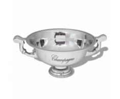 vidaXL Trofeo Coppa Champagne Cooler Rame Argento