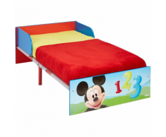 Disney Lettino Mickey Mouse 143x77x43 cm Rosso WORL119013