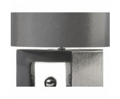 Beliani Lampada - Da tavolo comodino Color grigio DUERO