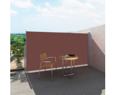 vidaXL Tendalino laterale per patio terrazzo 180 x 300 cm marrone