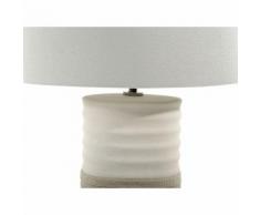 Beliani Lampada - Da tavolo comodino Color crema NAVIA