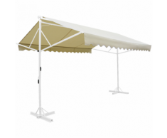 vidaXL Tenda da Sole a Gazebo 4x3 m Crema