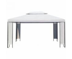 vidaXL Gazebo Bianco 3x4 m