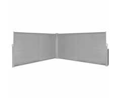 vidaXL Tenda da sole laterale retrattile 160x600 cm grigia