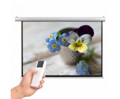 vidaXL Schermo per Proiettore Elettrico con Telecomando 160x90 cm 16:9
