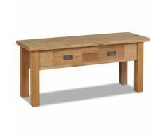 vidaXL Panca in Legno Teak 90x30x40 cm