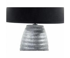 Beliani Lampada - Da tavolo comodino Color argento EBRO
