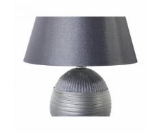 Beliani Lampada - Da tavolo comodino Colore argento SADO