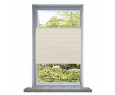 vidaXL Tenda plissè 70x200cm Crema