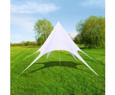 vidaXL Gazebo padiglione tenda da giardino a stella esagonale 14m