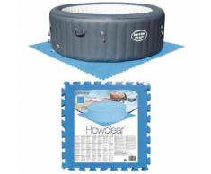 Bestway Protezioni per il Pavimento della Piscina 8 pz Blu 58220