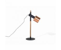 Beliani Lampada da tavolo - e comodino illumazione nera OWENS