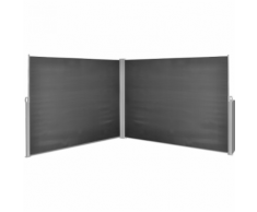 vidaXL Tenda da sole laterale retrattile 180x600 cm nera