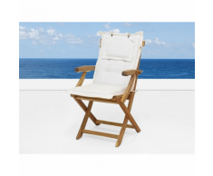 Beliani Cuscino da esterno - Per sedia Britannia Beige