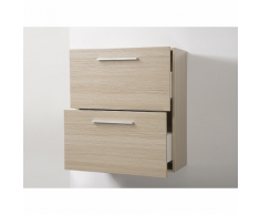 Beliani Armadietto da bagno - Laterale Beige MURCIA
