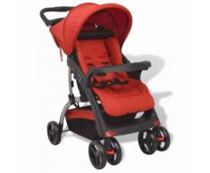 vidaXL Passeggino Rosso 102 x 52 100 cm